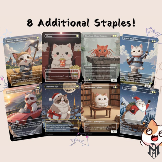 White Commander Staples - Cute Proxy | Custom Alter Full Art Card | Commander EDH | MuraProxyArt