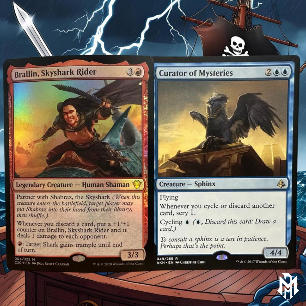MTG Commander Deck EDH Deck Captain Howler, Sea Scourge 100 Magic Cards Custom Deck Izzet Discard Aetherdrift