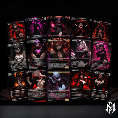 Burn Commander Deck The Lord of Pain Complete EDH Deck Proxy Deck