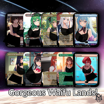 The Ur-Dragon Anime Style Waifu Commander Deck Special Edition MTG Proxy Deck High Quality Cards 108 Cards