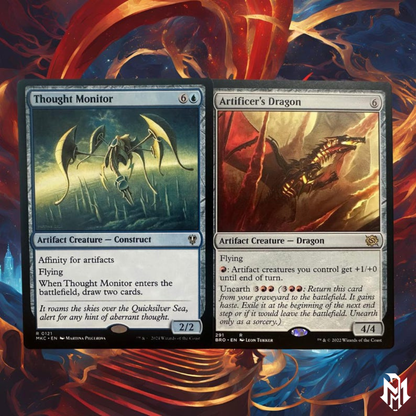 MTG Commander Deck EDH Deck Iron Man, Titan of Innovation 100 Magic Cards Custom Deck Izzet Artifacts Marvel