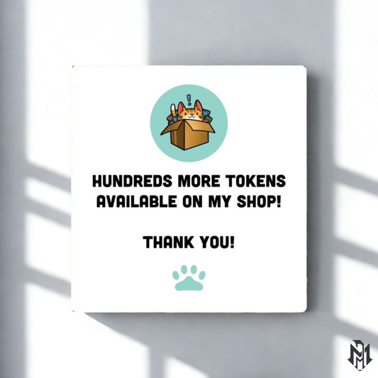 Set of 10 Bloomburrow 1/1 Copy Tokens // Illustrated Cards for Magic the Gathering