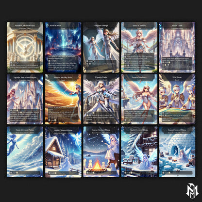 Angel Anime Complete Deck, Giada Anime Angel Complete Deck, 8 Bonus Cards – Giada Angel Tribal Custom Deck