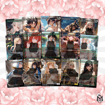 Arahbo, Roar of the World Anime Style Waifu Tribal Commander Deck Special Edition Custom Fanmade Deck High Quality Cards 108 Cards