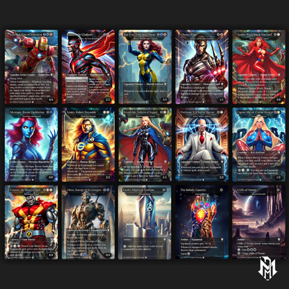 Marvel vs Mortal Kombat, Duel Decks, 2 EDH Decks, Kenrith the Returned King vs Captain America EDH Deck, 216 Total Proxy Cards