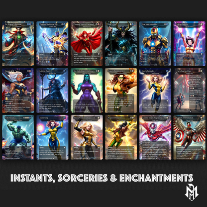 Marvel vs Mortal Kombat, Duel Decks, 2 EDH Decks, Kenrith the Returned King vs Captain America EDH Deck, 216 Total Proxy Cards